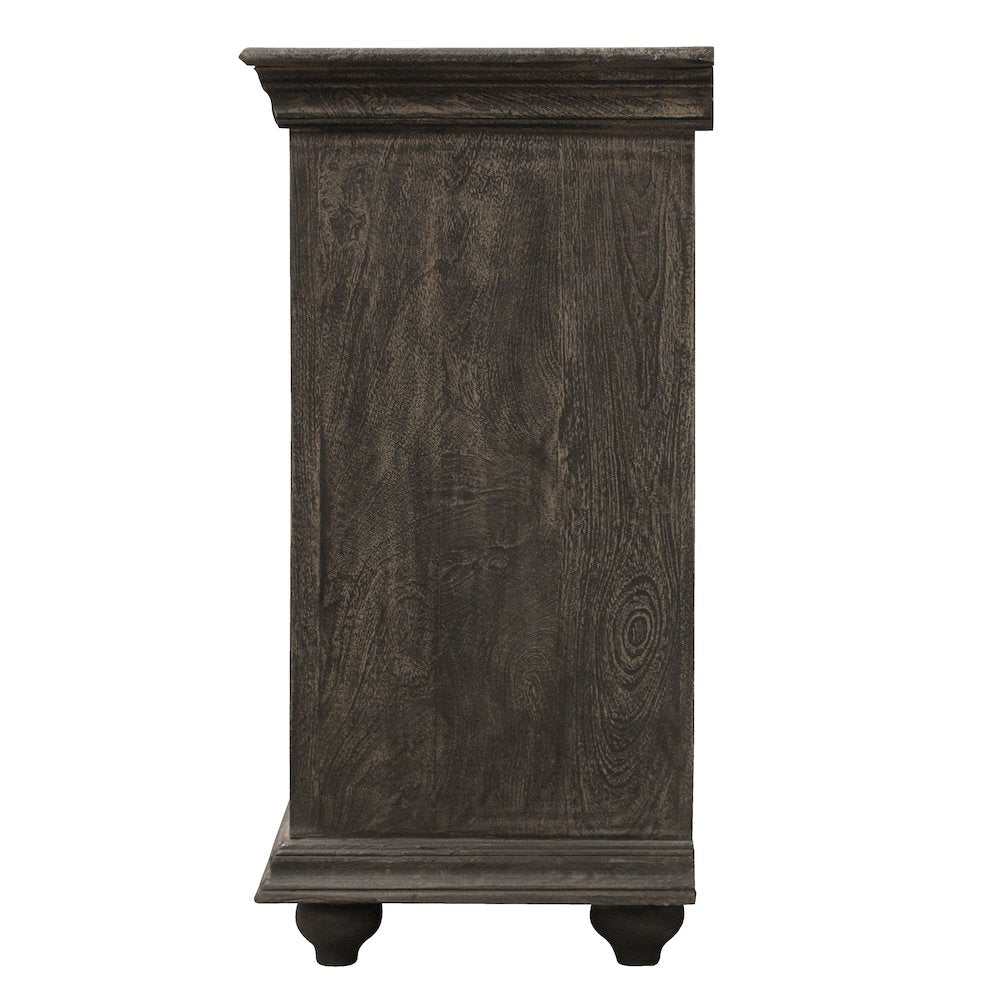 Carter Eagle 4-Door Sideboard in Distressed Gray