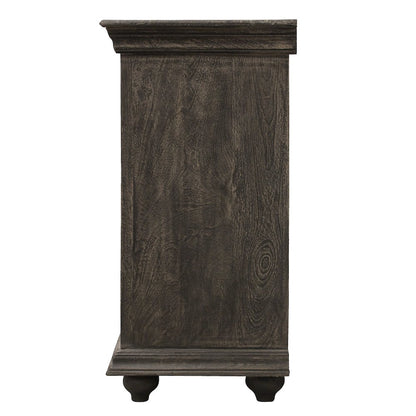 Carter Eagle 4-Door Sideboard in Distressed Gray