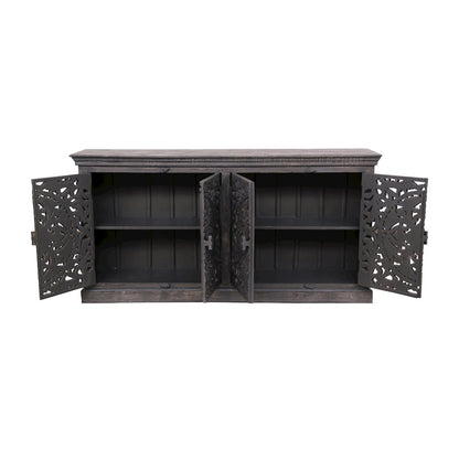 Gladys 4-Door Sideboard in Gray