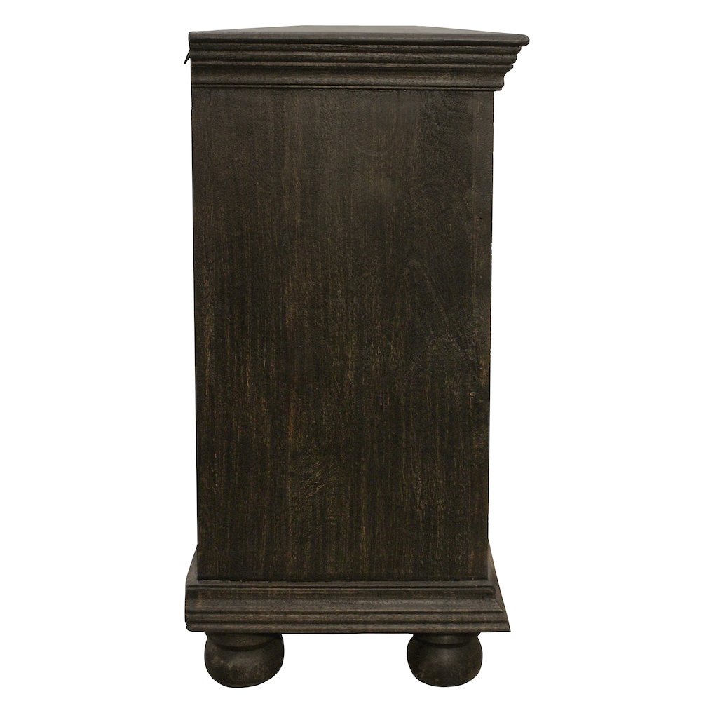 Athena 6-Door Sideboard in Antique Black