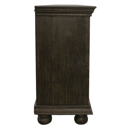 Athena 4-Door Sideboard in Antique Black