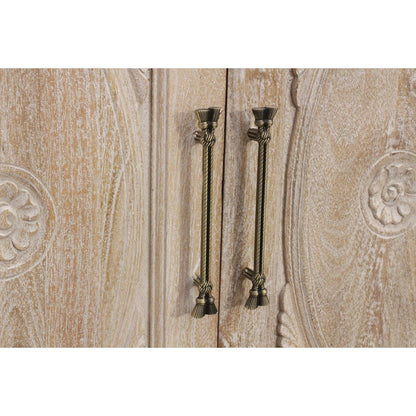 Athena 6-Door Sideboard in Distressed White