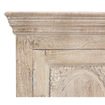 Athena 6-Door Sideboard in Distressed White
