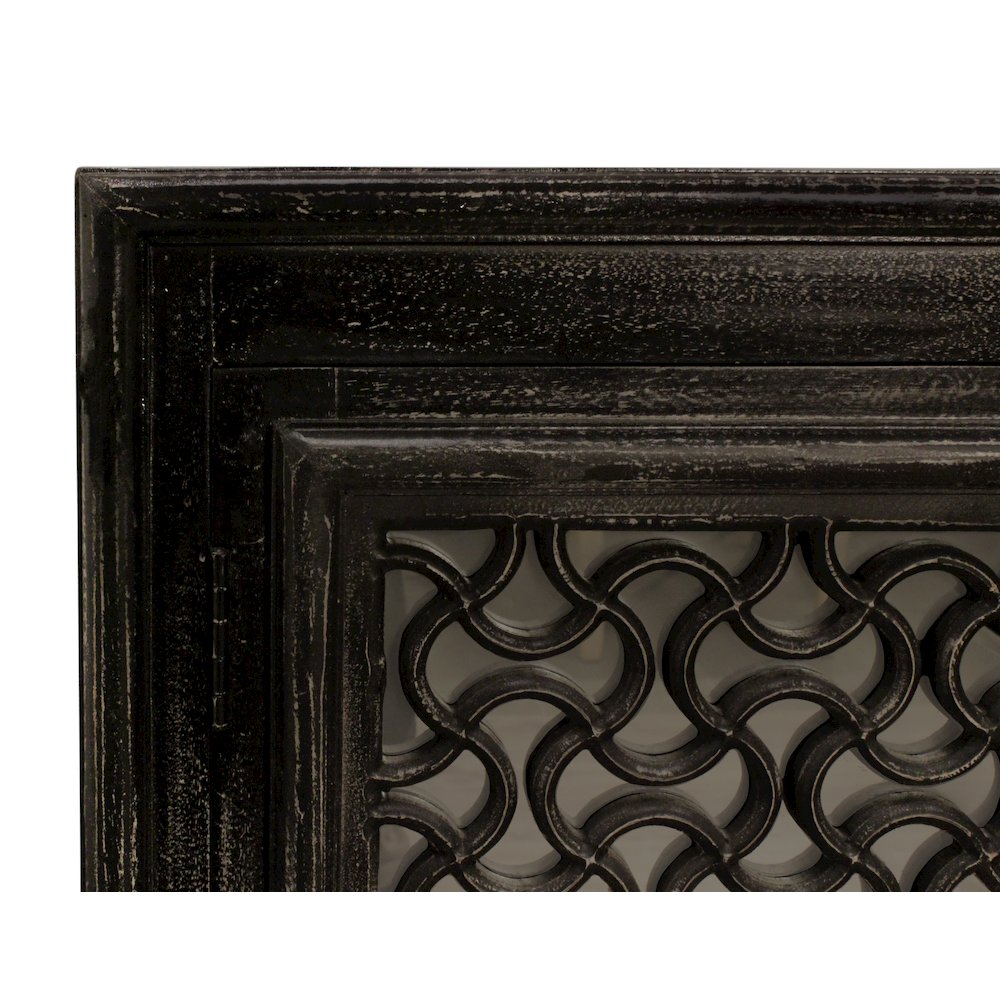 Juno 4-Door Sideboard in Antique Black