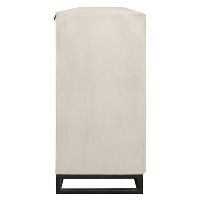 Juno 4-Door Sideboard in Distressed White