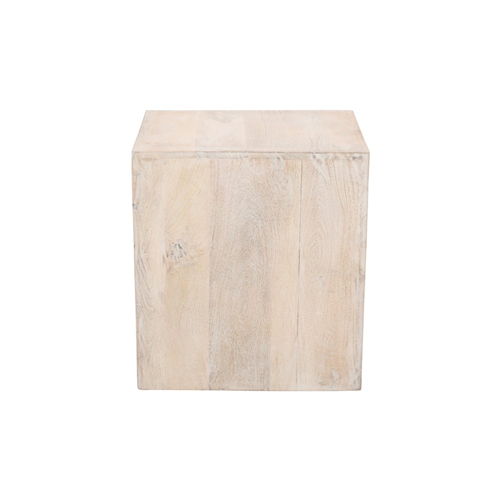 Mir 3-Piece Coffee and End Table Set in Brushed White
