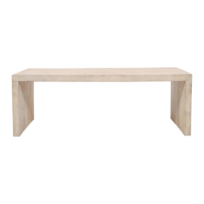 Mir 3-Piece Coffee and End Table Set in Brushed White