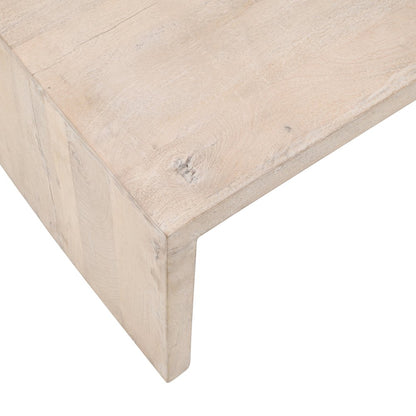 Mir 3-Piece Coffee and End Table Set in Brushed White