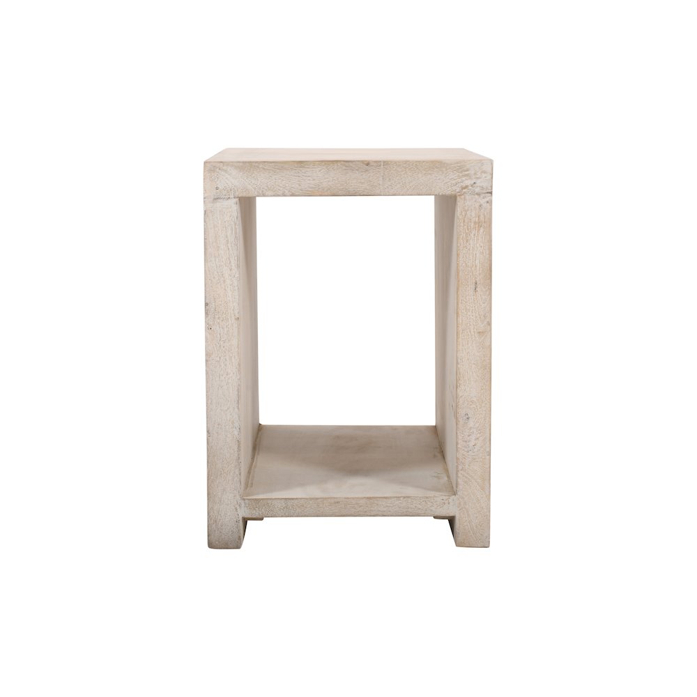 Mir 3-Piece Coffee and End Table Set in Brushed White