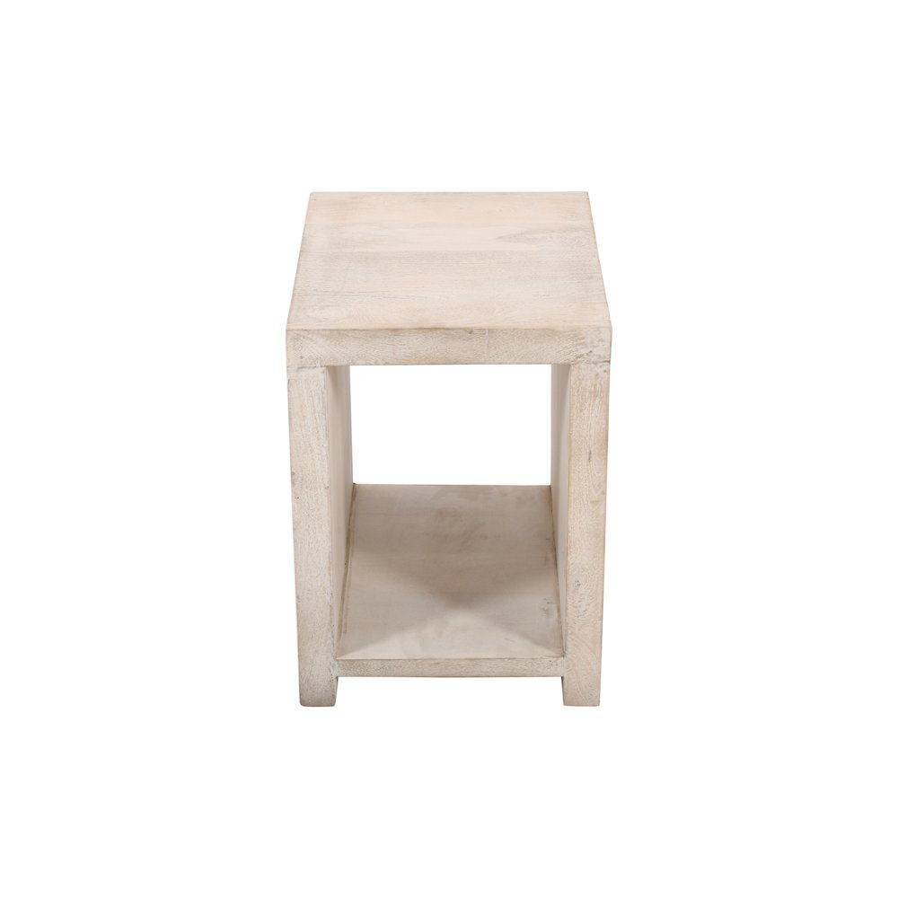 Mir 3-Piece Coffee and End Table Set in Brushed White