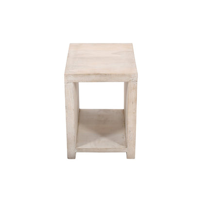 Mir 3-Piece Coffee and End Table Set in Brushed White