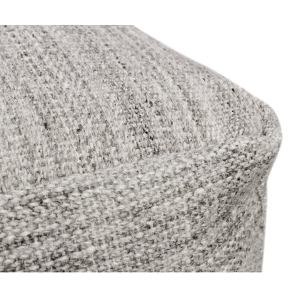 Remi Wool Pouf in Salt and Pepper