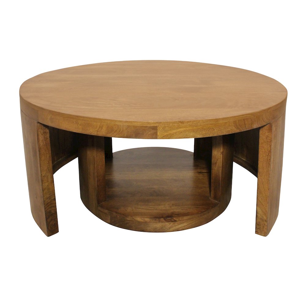 Molly Cocktail Table 2-Piece Set in Royal Walnut