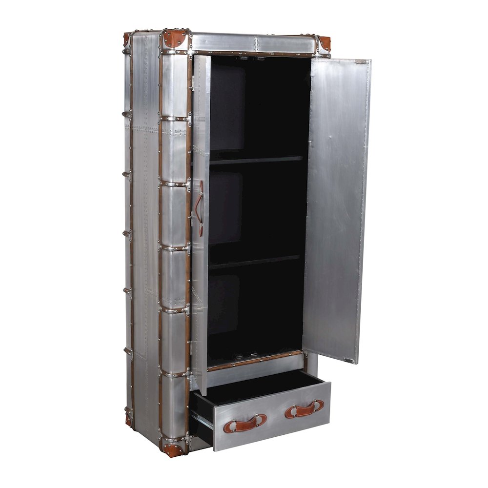 Pilot 2-Door 2-Drawer Tall Cabinet