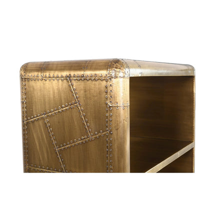 Pilot 4-Shelf Book Case in Brass