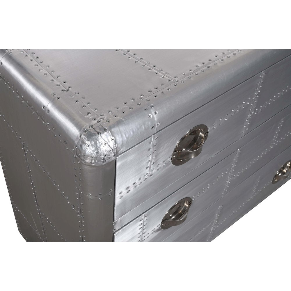 Pilot 3-Drawer Chest with Hatch pulls