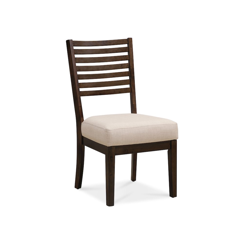 Scott Upholstered Side Chair in Antique Brown 2-Piece Set
