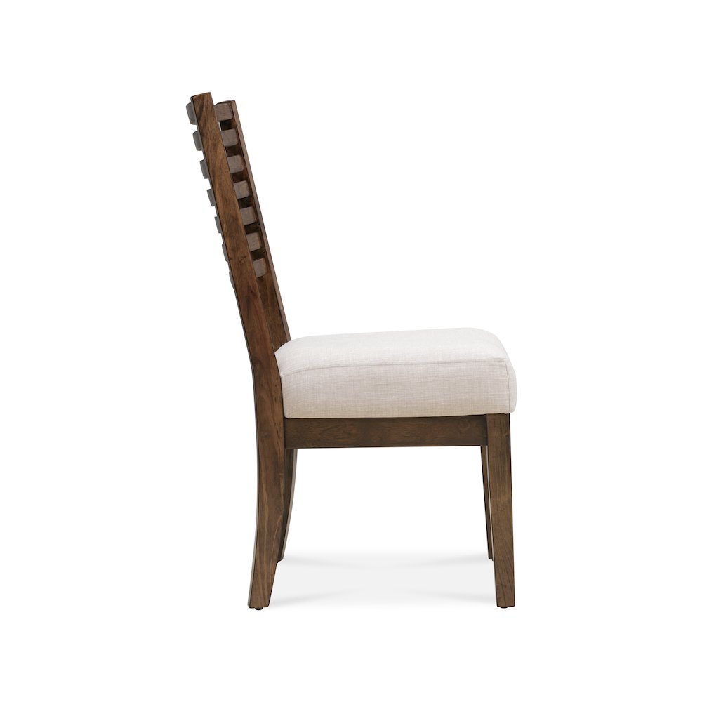 Scott Upholstered Side Chair in Antique Brown 2-Piece Set