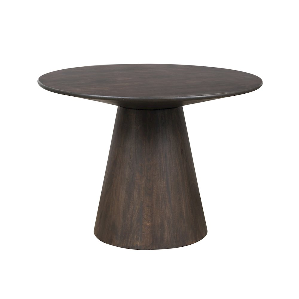 Jaden 42" Solid Wood Dining Table in Charred Ember Finish