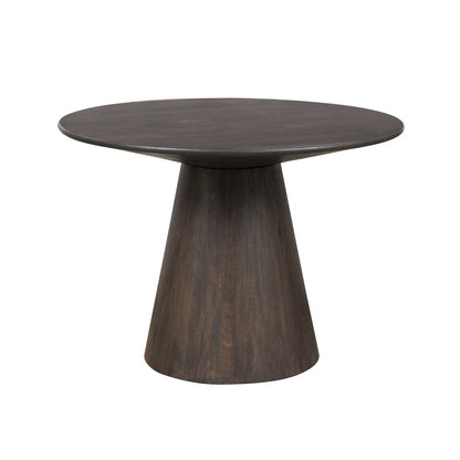 Jaden 42" Solid Wood Dining Table in Charred Ember Finish