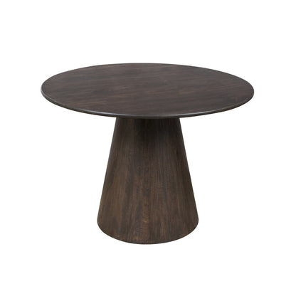 Jaden 42" Solid Wood Dining Table in Charred Ember Finish