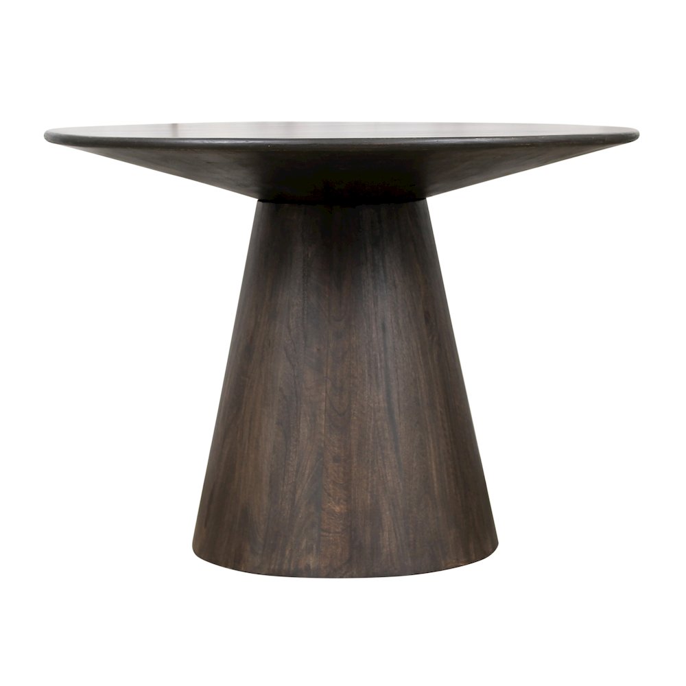 Jaden 42" Solid Wood Dining Table in Charred Ember Finish
