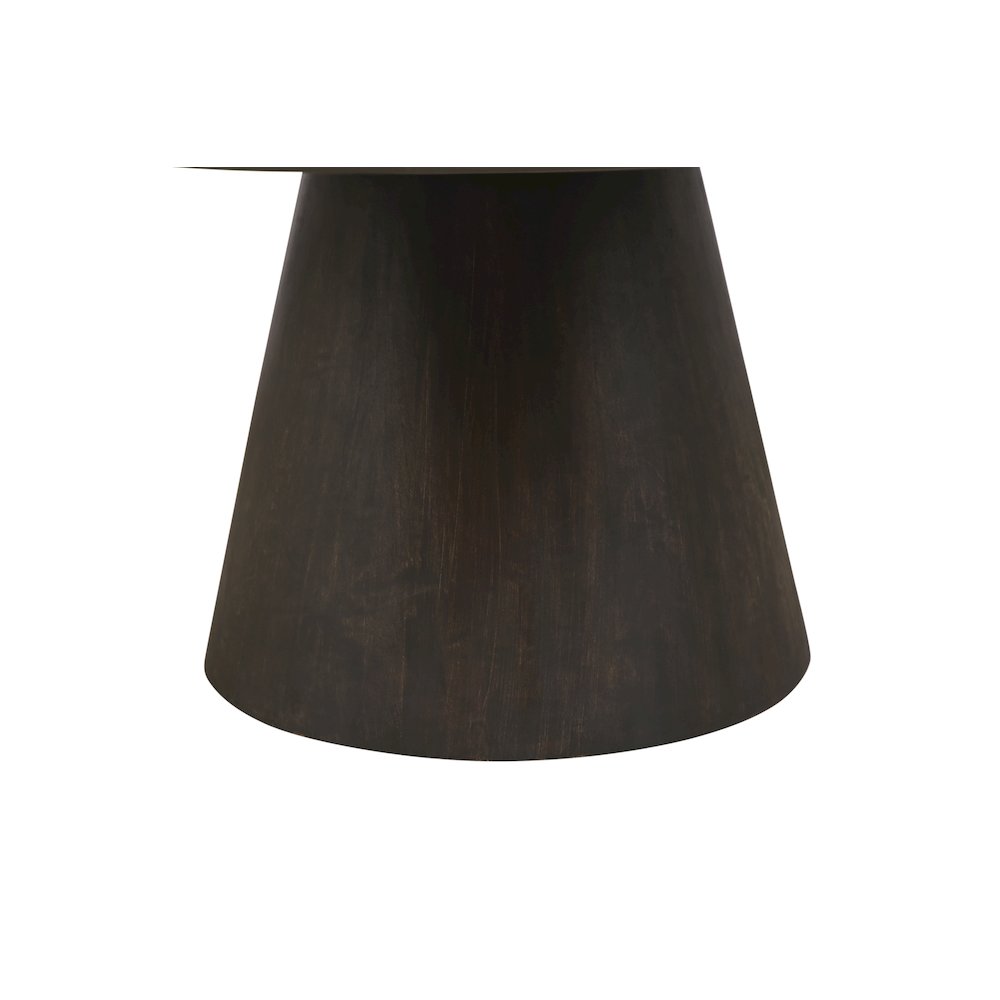 Jaden 72" Solid Wood Dining Table in Charred Ember Finish