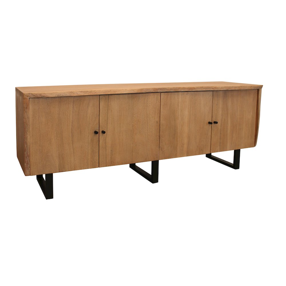 Sycamore Live Edge Credanza in Acacia Wood