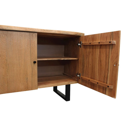 Sycamore Live Edge Credanza in Acacia Wood