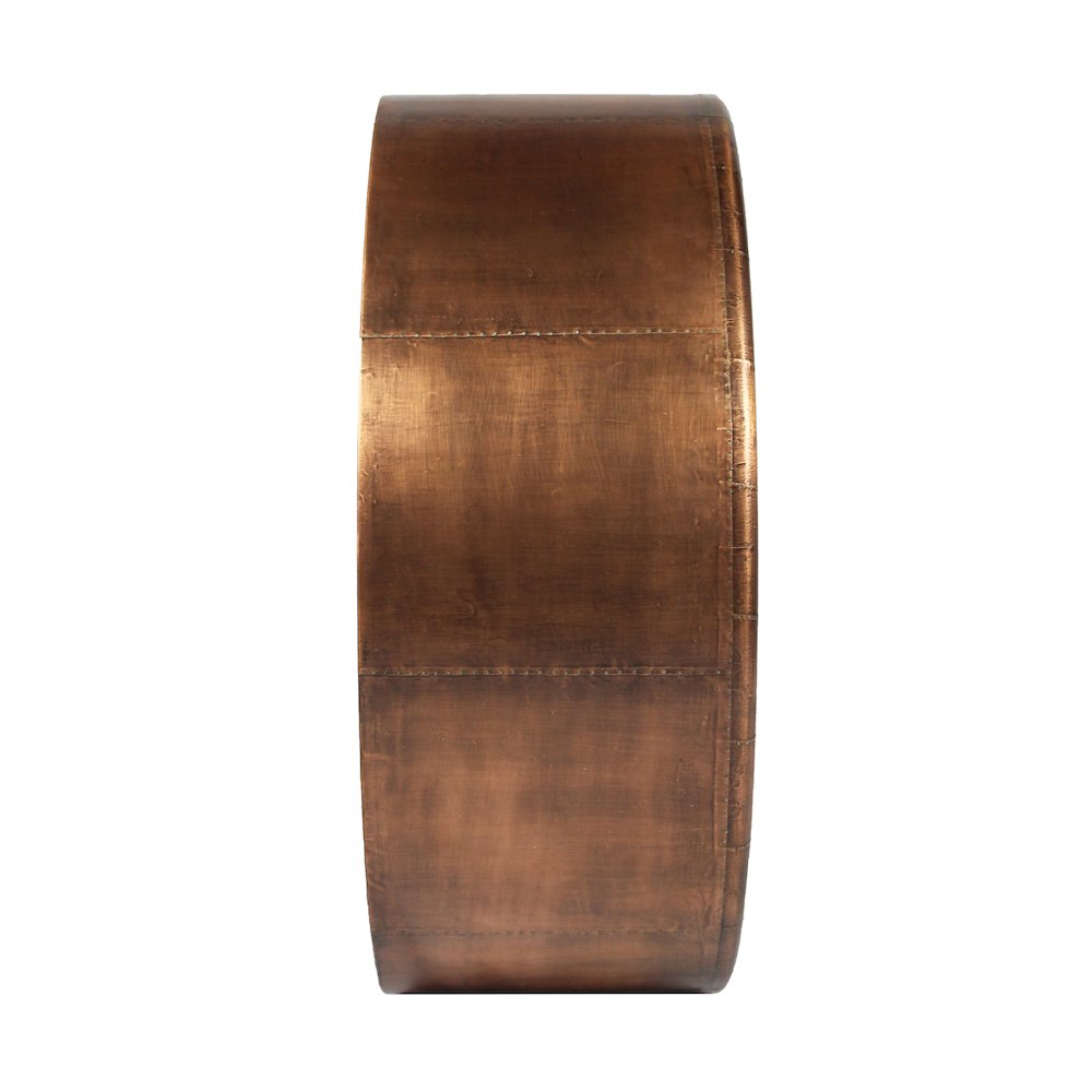 Industrial Mar Vista Earhart Mirror in Copper Toned Cladding