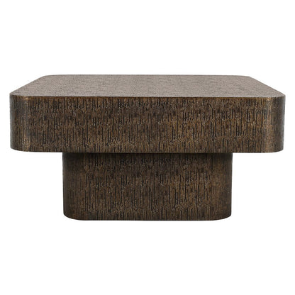 Landon 36" Cocktail Table in Stamped Brass