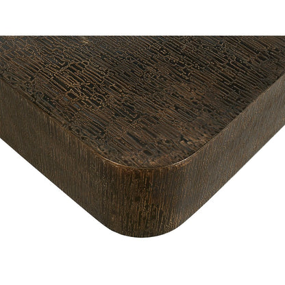 Landon 36" Cocktail Table in Stamped Brass