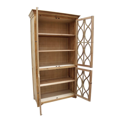 Manhattan Beach 4-Glass Door Cabinet