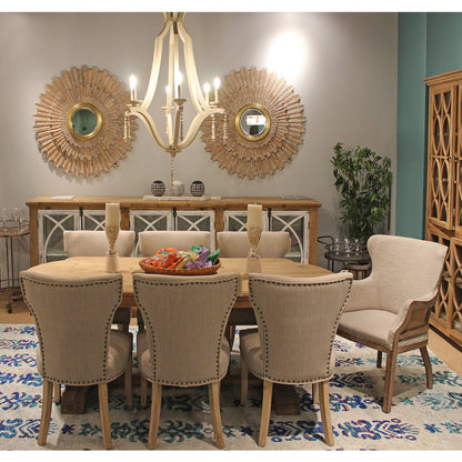 Manhattan Beach Carrom 84" Dining Table