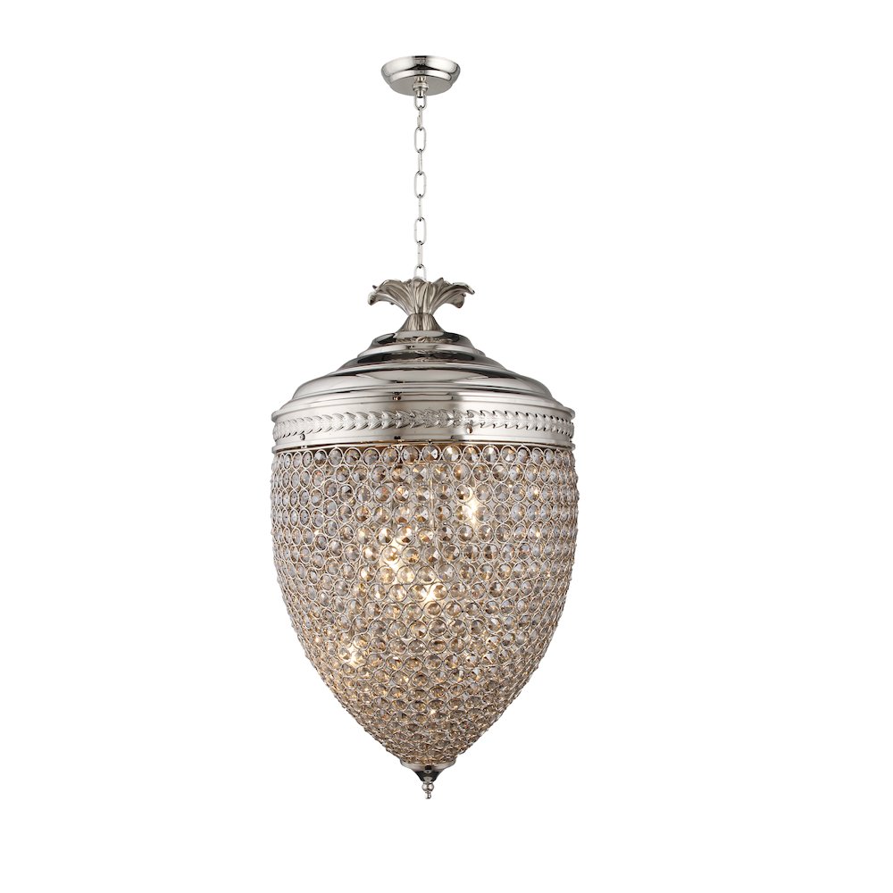 Honore Smoke Glass Acorn Pendant