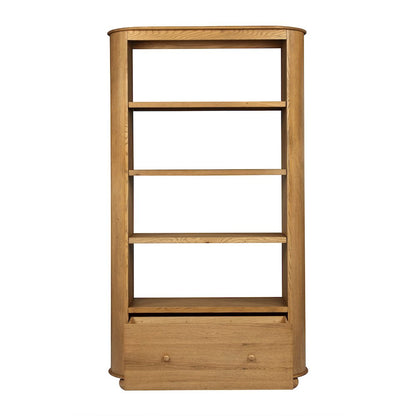 Astrid 1 - Drawer Bookcase In Solid Oak Wood