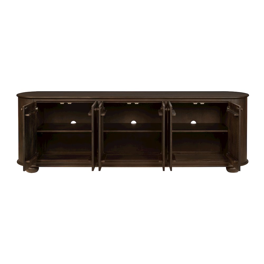 Astrid 6-Door Sideboard in Barista Brown