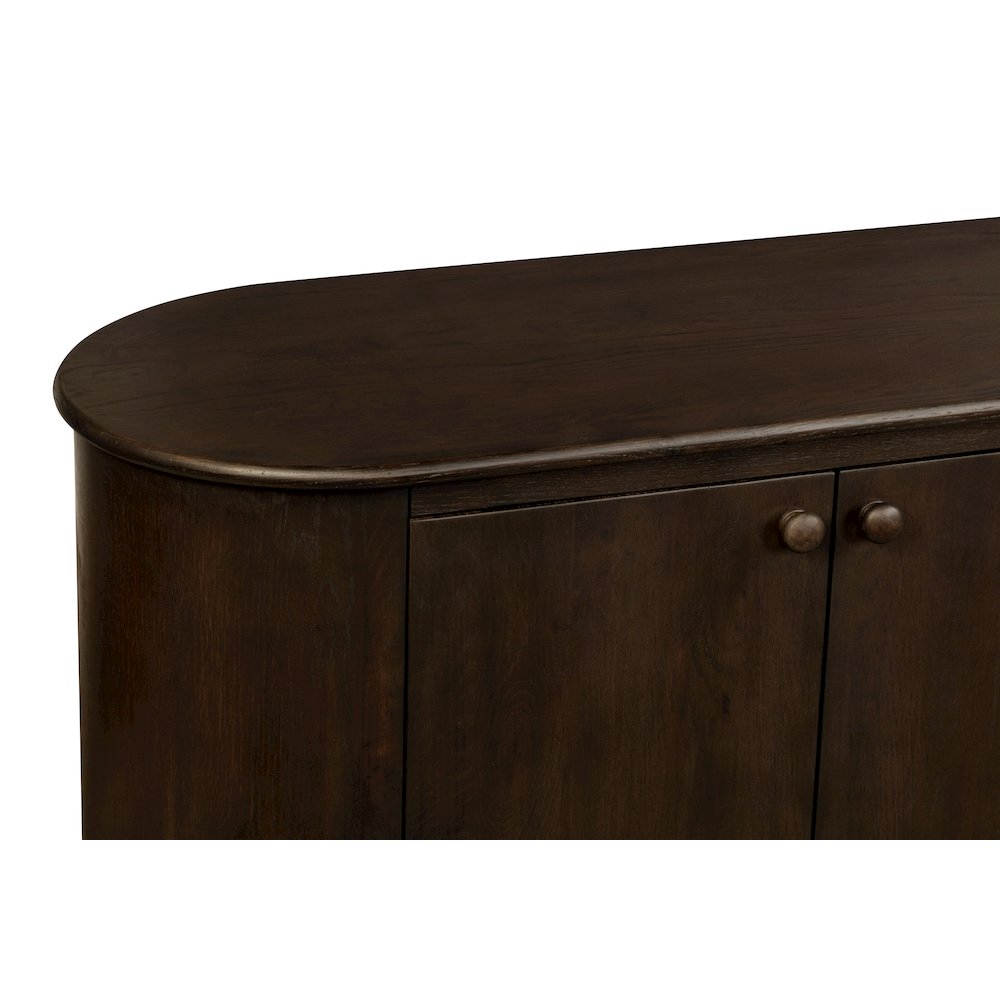Astrid 6-Door Sideboard in Barista Brown