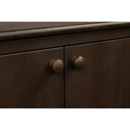 Astrid 6-Door Sideboard in Barista Brown