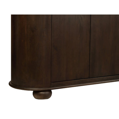 Astrid 6-Door Sideboard in Barista Brown