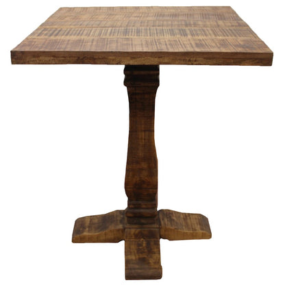 Golden Pedestal Bar Table