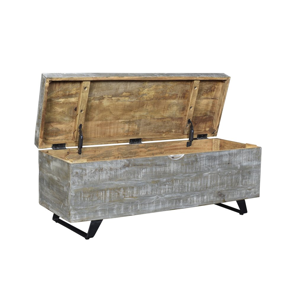 Rockefeller Storage Chest in Gray