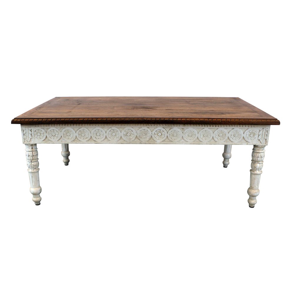 Bay Hand-Carved Cocktail Table