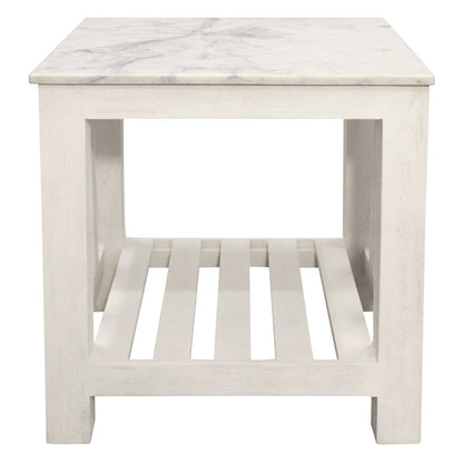 Bellamy Marble End Table in Sur Tone