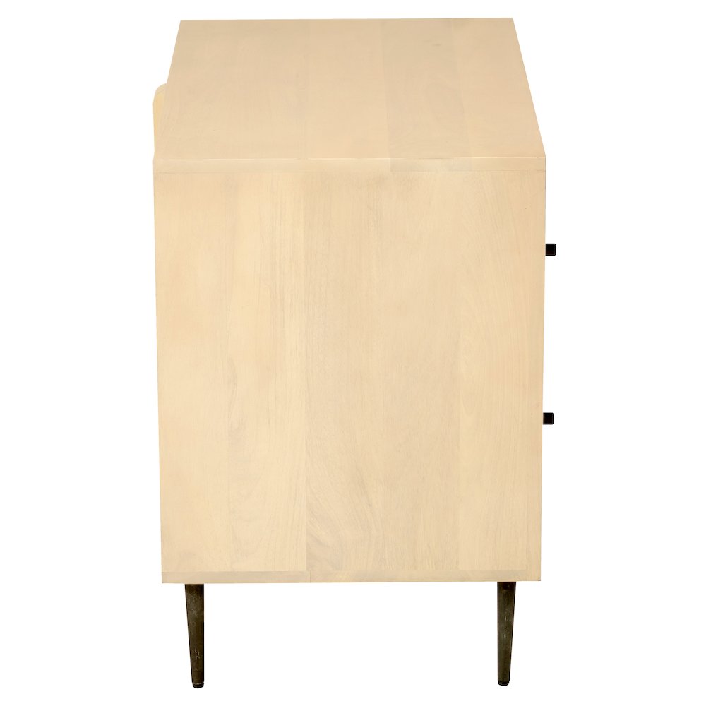Sampson 2-Drawer Nightstand in Aged Natural