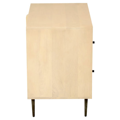 Sampson 2-Drawer Nightstand in Aged Natural