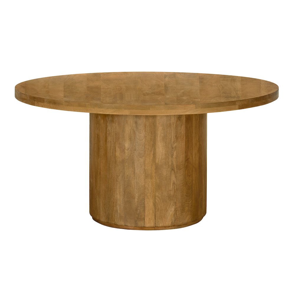 Flagstaff 60" Round Dining Table in Spice Tan