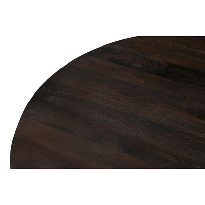 Flagstaff 48" Round Cocktail Table in Barista Brown with 2-Drawers