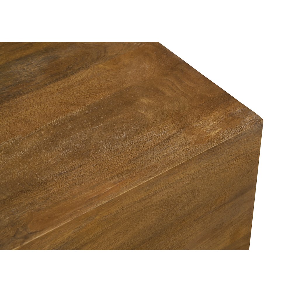 Flagstaff Square Side Table in Spice Tan