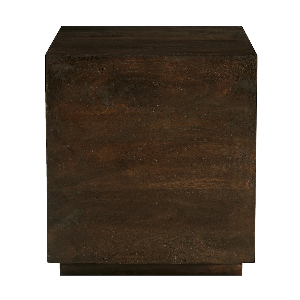 Flagstaff Square Side Table in Barista Brown